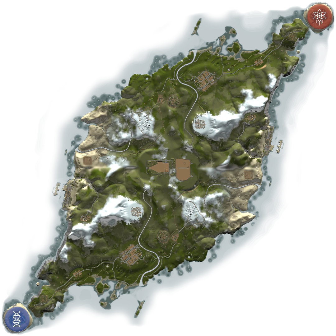 Rust Company mirrored map