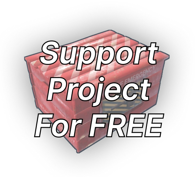 Support project for free on Steam Workshop